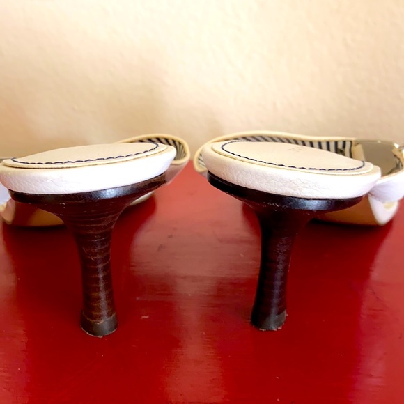 Vintage 90s Tommy Hilfiger Upper Leather Kitten Heels - Picture 5 of 8